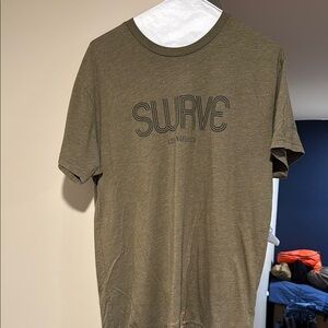 Olive Green SWERVE T-Shirt L